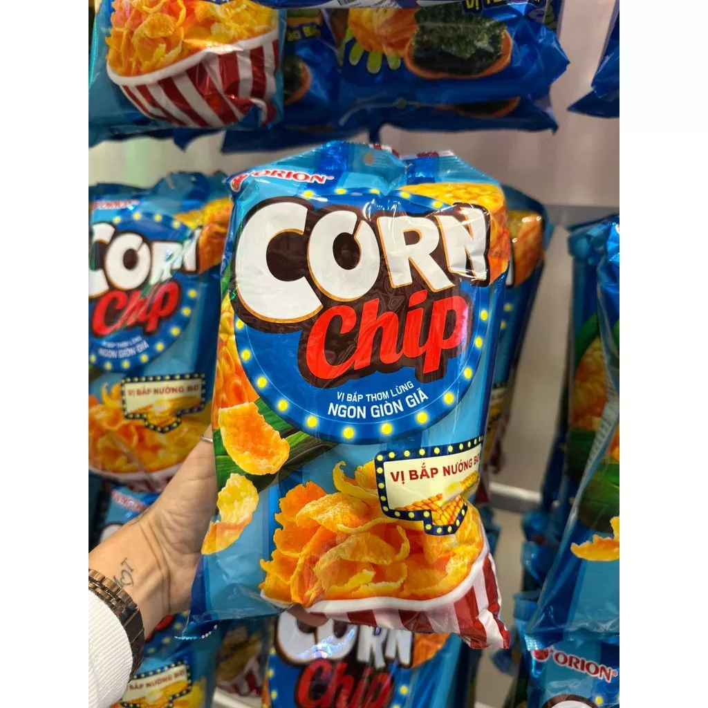 Salgadinhos CornChip Orion Sabor Milho Assado 70g | Importado | Mimos Korea Design