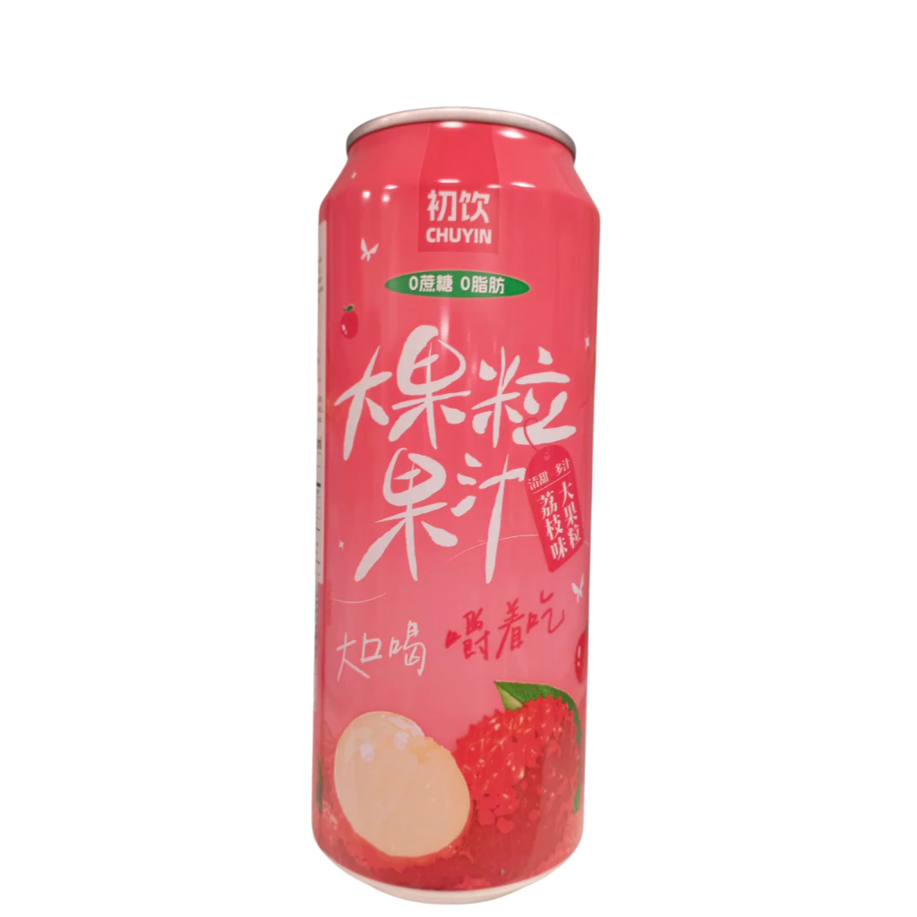 Bebida Suco com Pedaços Chuyin 500ml Sabor Lichia | Bebida Importada | Mimos Korea