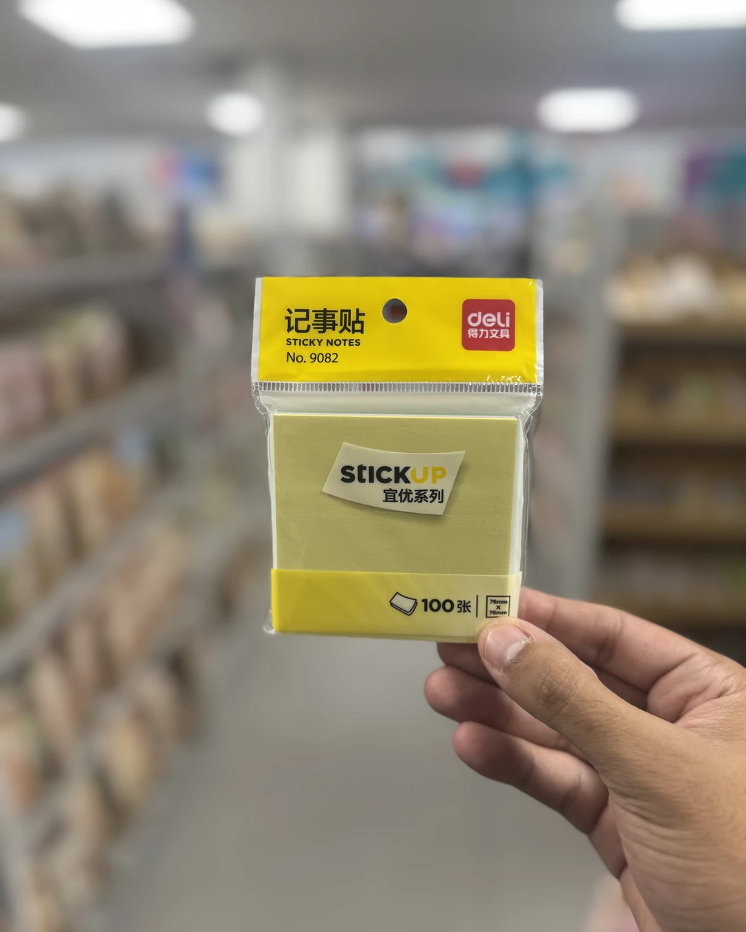 Papel de Lembrete Post It 100 Folhas 4 Cores 76x76mm