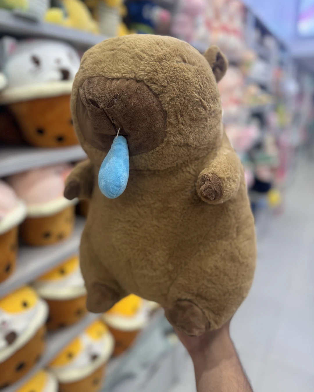 Pelúcia Capivara Gotinha Fofinha de 45cm