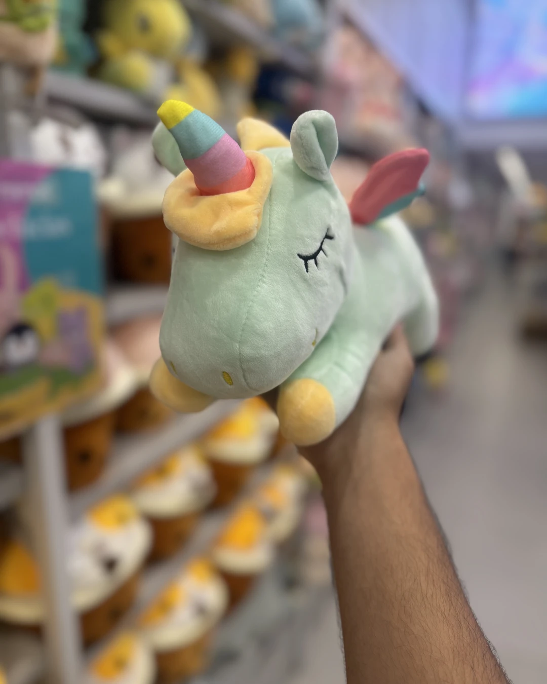 Pelúcia Unicórnio Infantil Fofo de 40cm