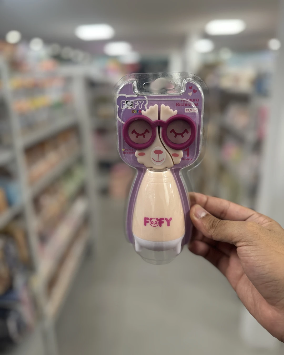 Tesoura Escolar Bichinho Fofy