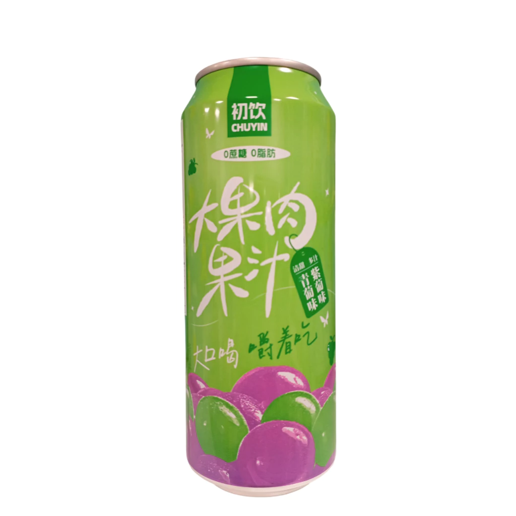 Bebida Suco com Pedaços Chuyin 500ml Sabor Uva | Bebida Importada | Mimos Korea